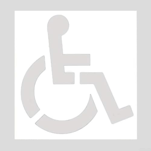 Profi Silikon Handicap Parkschablone 91.4 cm Schablone für Außenmarkierung auf Asphalt Beton Fläche Profi Silikon Handicap Parkschablone 91.4 cm Schablone für Außenmarkierung auf Asphalt Beton Fläche von Vootnifig