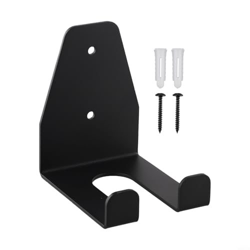 Vertikales Hantelregal zur Wandmontage, platzsparender Stahlrahmen mit Silikon-Pads für Hantelaufbewahrung (1 Mulde) von Vootnifig