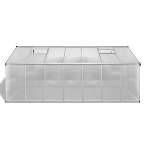 Vopese 10,53 m² Greenhouse - Aluminum Frame + Polycarbonate Panels - UV and Heat Insulation - for Hobby Gardening Model43556 Vopese 10,53 m² Greenhouse - Aluminum Frame + Polycarbonate Panels - UV and Heat Insulation - for Hobby Gardening Model43556 von Vopese