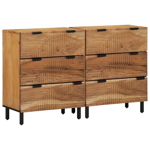 Vopese 2er Set Akazien Sideboards 60x33x75 cm Buffetschrank Model3310010 Vopese 2er Set Akazien Sideboards 60x33x75 cm Buffetschrank Model3310010 von Vopese