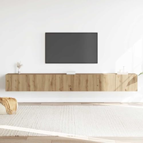 Vopese 3-TLG. TV-Schrank-Set Wandmontage Artisan-Eiche Holzwerkstoff TV Cabinet Model3329204 Vopese 3-TLG. TV-Schrank-Set Wandmontage Artisan-Eiche Holzwerkstoff TV Cabinet Model3329204 von Vopese