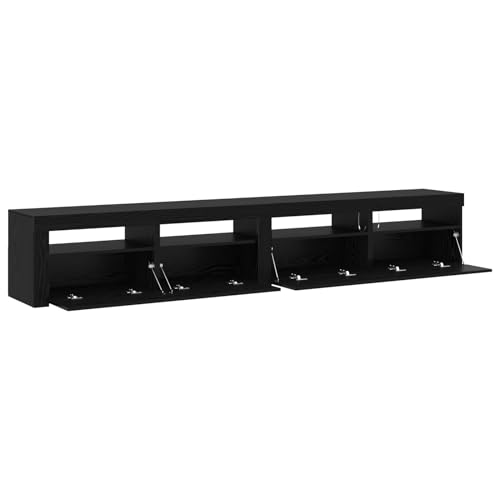 Vopese 3-teiliges TV Schrank Set mit LED Lichtern Schwarze Eiche Ingenie Holz, TV Schränke mit LED Lichtern 2 STK Schwarze Eiche 60x35x40 cm Ingenie Holz TV Cabinet Model3332522 Vopese 3-teiliges TV Schrank Set mit LED Lichtern Schwarze Eiche Ingenie Holz, TV Schränke mit LED Lichtern 2 STK Schwarze Eiche 60x35x40 cm Ingenie Holz TV Cabinet Model3332522 von Vopese