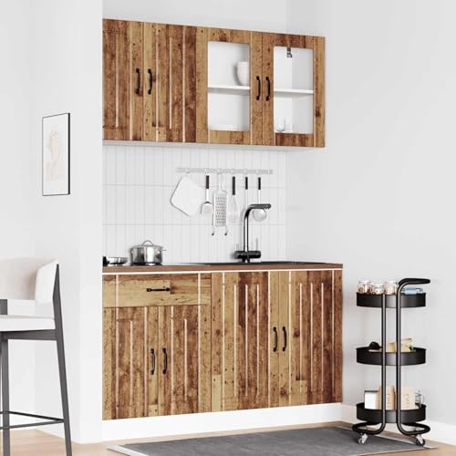 Vopese 4-TLG. Küchenschrank-Set Kalmar Altholz-Optik Holzwerkstoff küchenschränke einzeln Model3314869 Vopese 4-TLG. Küchenschrank-Set Kalmar Altholz-Optik Holzwerkstoff küchenschränke einzeln Model3314869 von Vopese