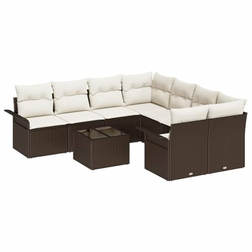 Vopese 9-teilige Garten Sofagarnitur mit Kissen braunes Poly-Rattan Lounge Sofa Outdoor Model3345298 Vopese 9-teilige Garten Sofagarnitur mit Kissen braunes Poly-Rattan Lounge Sofa Outdoor Model3345298 von Vopese