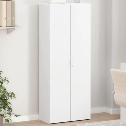 Vopese Aktenschrank Wei? 60x32x153 cm Holzwerkstoff Aktenschr?nke Model3276644 von Vopese