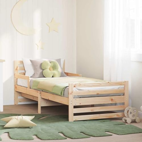 Vopese Ausziehbares Bettgestell für Kinder Braun 80 x 130/165 / 200 cm Bettgestell Model877206 von Vopese