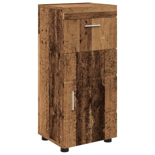 Vopese Badezimmer Schrank Altholz 37 x 31,5 x 82 cm Holzwerkstoff Badezimmerschränke Model880349 von Vopese