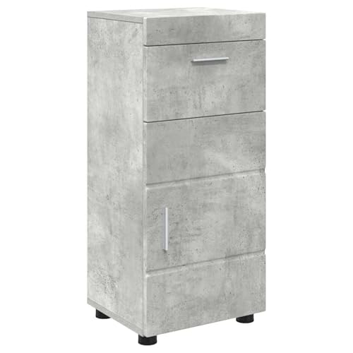 Vopese Badezimmer Schrank Betongrau 37 x 31,5 x 82 cm Holzwerkstoff Badezimmerschränke Model880344 von Vopese