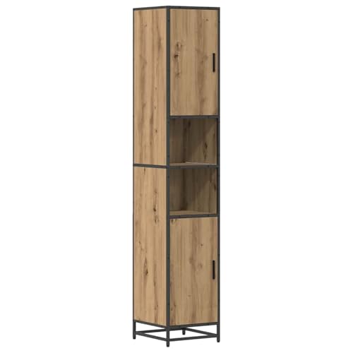 Vopese Badezimmer Schrank Eiche handwerklich 35 x 37,5 x 188,5 cm Badezimmerschränke Model3402318 von Vopese
