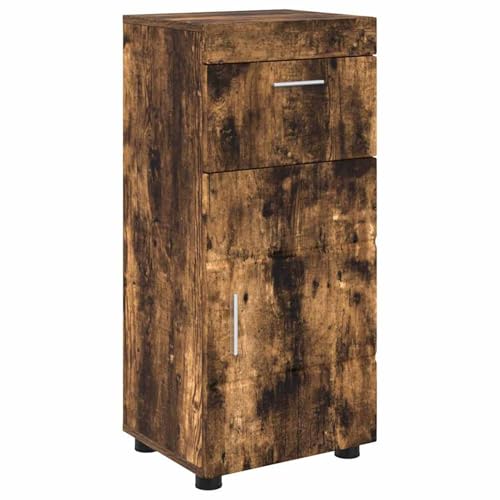 Vopese Badezimmer Schrank Räuchereiche 37 x 31,5 x 82 cm Holzwerkstoff Badezimmerschränke Model880346 von Vopese
