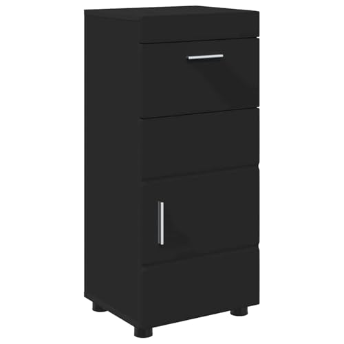 Vopese Badezimmer Schrank Schwarz 37 x 31,5 x 82 cm Holzwerkstoff Badezimmerschränke Model880342 von Vopese