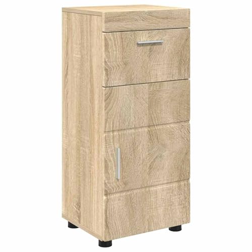 Vopese Badezimmer Schrank Sonoma Eiche 37 x 31,5 x 82 cm Holzwerkstoff Badezimmerschränke Model880343 von Vopese