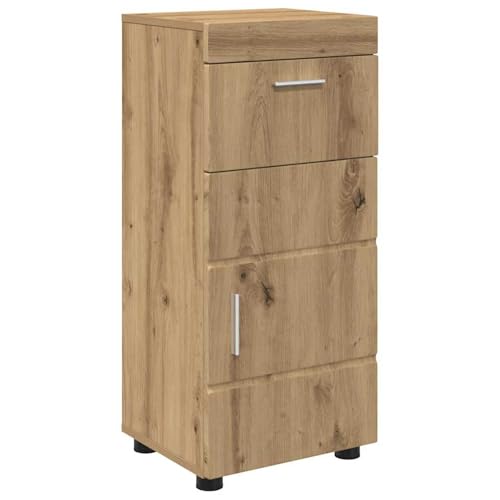 Vopese Badezimmer Schrank mit Tür Eiche handwerklich 37 x 31,5 x 82 cm Badezimmerschränke Model880350 von Vopese