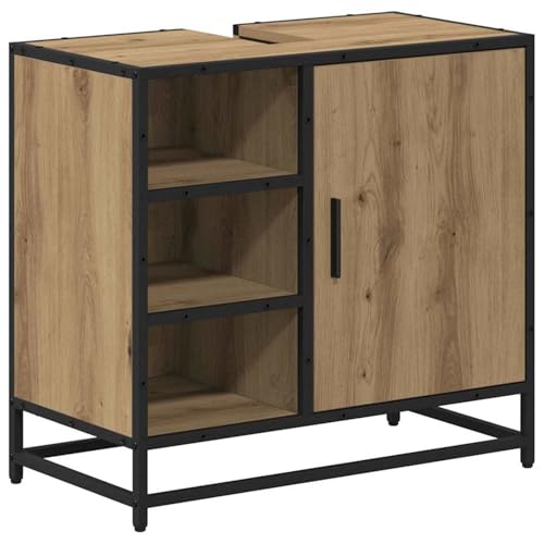 Vopese Badezimmer Waschbecken Schrank mit Regal Eiche handwerklich Badezimmerschränke Model883635 von Vopese