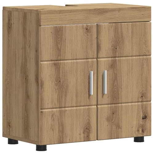 Vopese Badezimmer Waschbecken Schrank mit Speicher Eiche handwerklich Badezimmerschränke Model880330 von Vopese