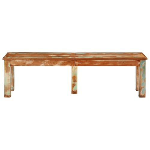 Vopese Bank 160x35x46 cm Massivholz Altholz Bank Model353769 von Vopese