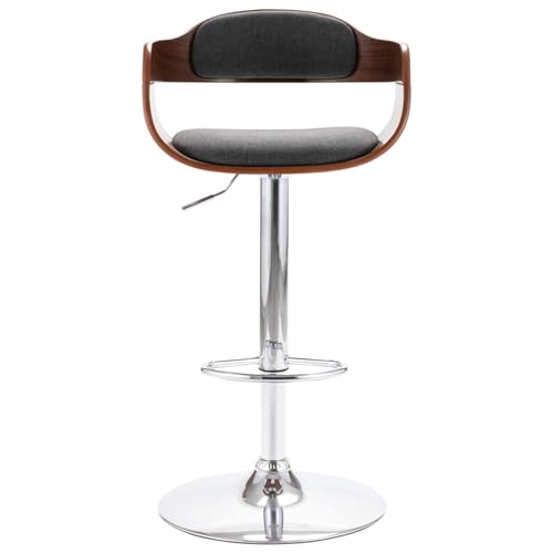 Vopese Barhocker Sperrholz und Grauer Stoff Barhocker Model287406 von Vopese