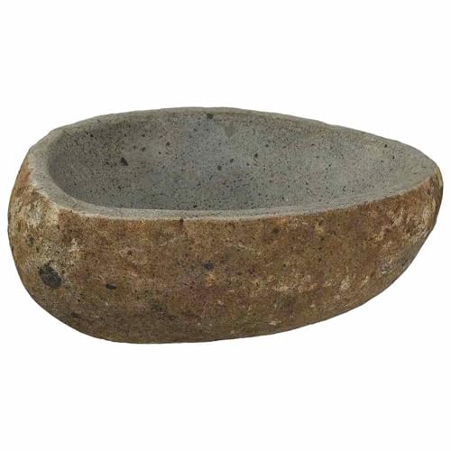 Vopese Basin Hellgrau (30-37) x (25-30) x 12 cm Flussstein Waschbecken Model4103948 von Vopese