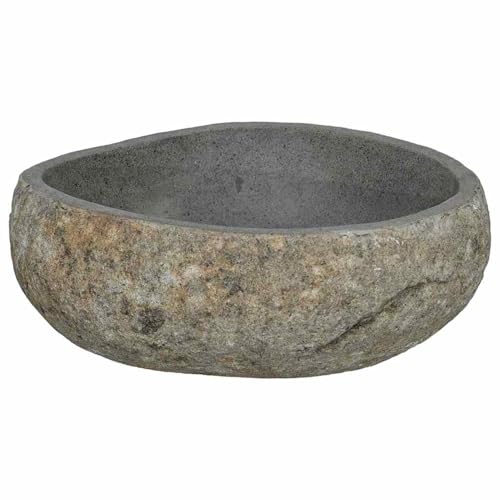 Vopese Basin Hellgrau (38-45) x (30-35) x 15 cm Flussstein Waschbecken Model4103949 von Vopese