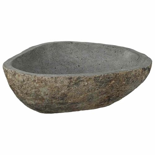 Vopese Basin Hellgrau (46-52) x (35-40) x 15 cm Flussstein Waschbecken Model4103950 von Vopese