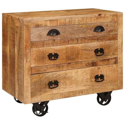 Vopese Beistellschrank Braun 70 x 38 x 63 cm massives Mangoholz Anrichte Model4104601 Vopese Beistellschrank Braun 70 x 38 x 63 cm massives Mangoholz Anrichte Model4104601 von Vopese