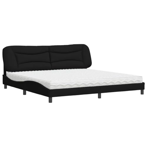 Vopese Bett mit Matratze Hvar Schwarz 200x200 cm Stoff Bett Model3208557 Vopese Bett mit Matratze Hvar Schwarz 200x200 cm Stoff Bett Model3208557 von Vopese