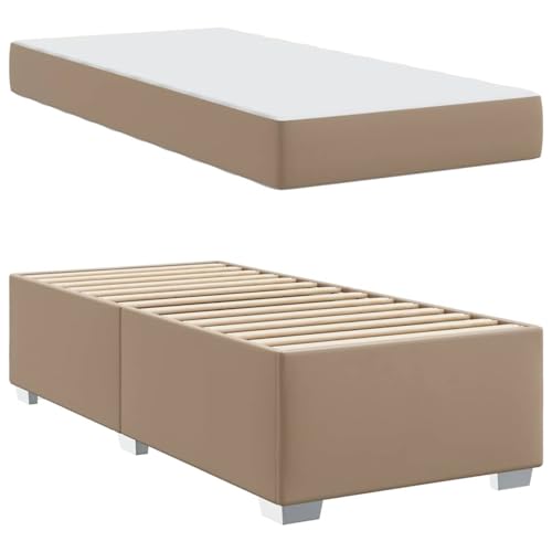 Vopese Bettgestell Cappuccino 90 x 200 cm Kunstleder Bettgestell Model3399225 von Vopese