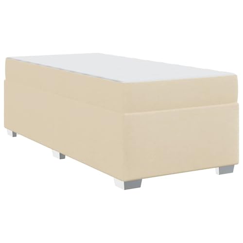 Vopese Bettgestell Creme 80 x 200 cm Stoff Bettgestell Model3399150 von Vopese