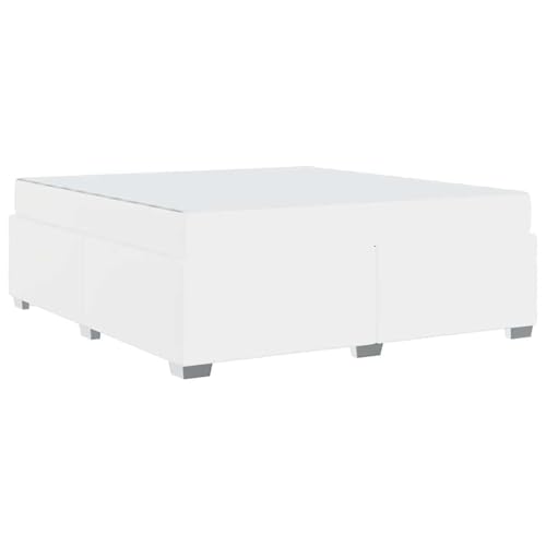Vopese Bettgestell Weiß 180 x 200 cm Kunstleder Bettgestell Model3399247 von Vopese