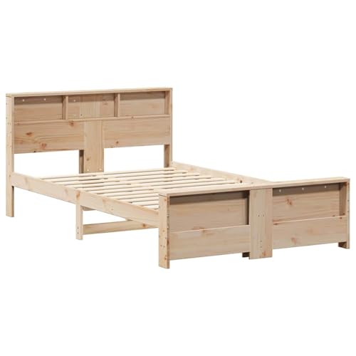 Vopese Bettgestell mit Kopfteil Braun 120 x 200 cm Massivholz Kiefer Bettgestell Model877227 Vopese Bettgestell mit Kopfteil Braun 120 x 200 cm Massivholz Kiefer Bettgestell Model877227 von Vopese
