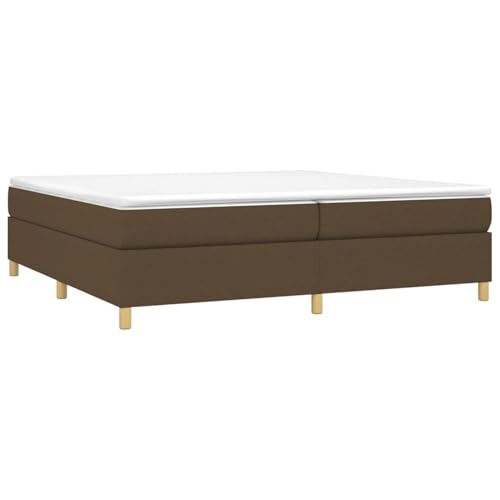 Vopese Bettgestell ohne Matratze Dunkelbraun 200x200 cm Stoff Massivholz Bettgestell Model3120988 von Vopese