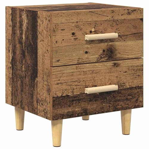 Vopese Bettschrank Altholz 40 x 35 x 47,5 cm Holzwerkstoff Nachttisch Model880549 von Vopese