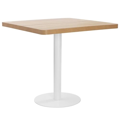 Vopese Bistrotisch Hellbraun 80x80 cm MDF Bistrotisch Model286432 Vopese Bistrotisch Hellbraun 80x80 cm MDF Bistrotisch Model286432 von Vopese