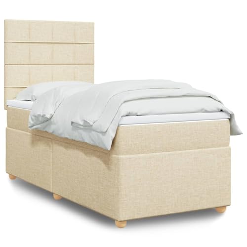 Vopese Boxspringbett Creme 200x90cm mit Taschenfederkernmatratze und Lattenrost - Komfortable Nachtruhe Model3291168 Vopese Boxspringbett Creme 200x90cm mit Taschenfederkernmatratze und Lattenrost - Komfortable Nachtruhe Model3291168 von Vopese