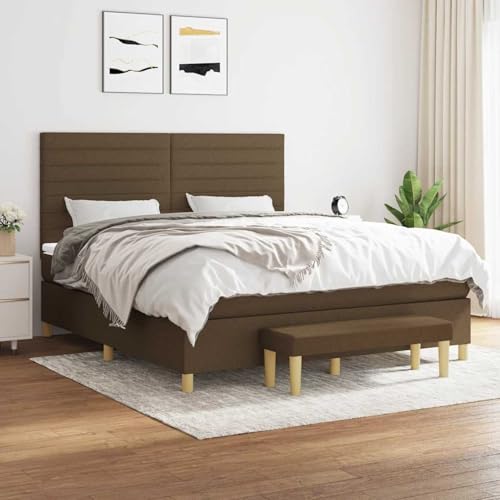 Vopese Boxspringbett Dunkelbraun mit Taschenfederkernmatratze, 203 x 180 cm - Für erholsamen Schlaf und Rückenlehne Model3137256 Vopese Boxspringbett Dunkelbraun mit Taschenfederkernmatratze, 203 x 180 cm - Für erholsamen Schlaf und Rückenlehne Model3137256 von Vopese