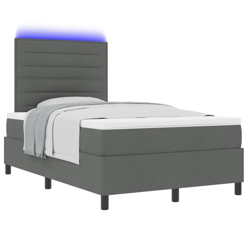 Vopese Boxspringbett mit LED-Licht, Grau, Rechteckig, für Schlafzimmer, 100 cm H?he Vopese Boxspringbett mit LED-Licht, Grau, Rechteckig, für Schlafzimmer, 100 cm H?he von Vopese