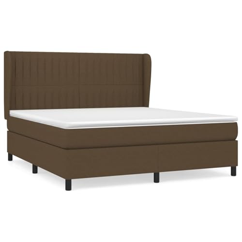 Vopese Boxspringbett mit Matratze Dunkelbraun 180x200 cm Stoff Federbett Model3128144 Vopese Boxspringbett mit Matratze Dunkelbraun 180x200 cm Stoff Federbett Model3128144 von Vopese