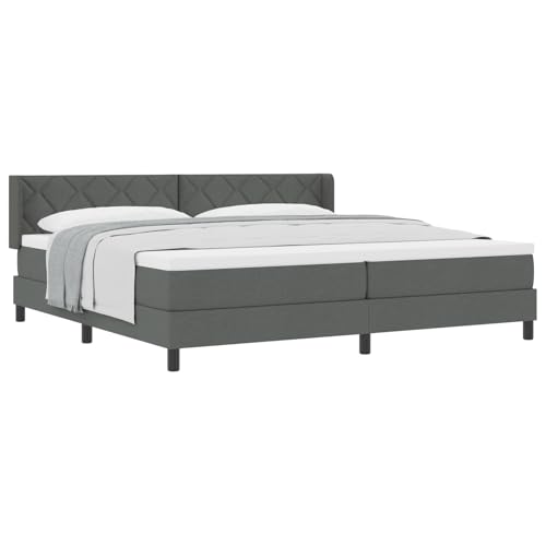 Vopese Boxspringbett mit Matratze Dunkelgrau 200x200 cm Stoff, Kopfteil Diamantblockdesign Dunkelgrau 200 cm Stoff Bed Headboard Model3341189 Vopese Boxspringbett mit Matratze Dunkelgrau 200x200 cm Stoff, Kopfteil Diamantblockdesign Dunkelgrau 200 cm Stoff Bed Headboard Model3341189 von Vopese