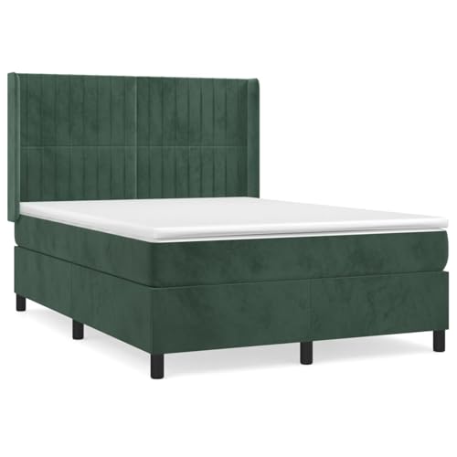 Vopese Boxspringbett mit Matratze Dunkelgrün 140x200 cm Samt Federbett Model3132804 Vopese Boxspringbett mit Matratze Dunkelgrün 140x200 cm Samt Federbett Model3132804 von Vopese
