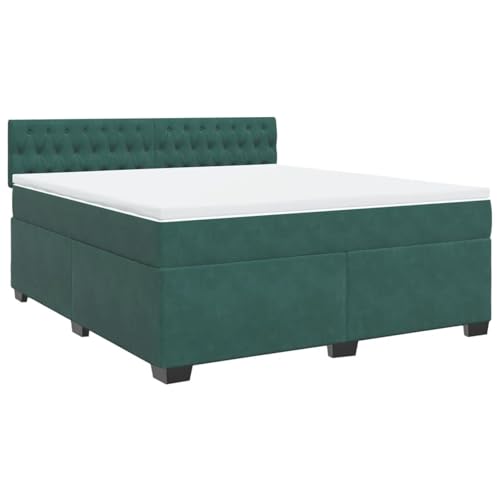 Vopese Boxspringbett mit Matratze Dunkelgrün 180x200 cm Samt Federbett Model3286387 Vopese Boxspringbett mit Matratze Dunkelgrün 180x200 cm Samt Federbett Model3286387 von Vopese