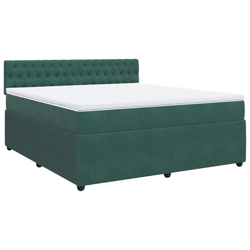 Vopese Boxspringbett mit Matratze Dunkelgrün 180x200 cm Samt Federbett Model3287815 Vopese Boxspringbett mit Matratze Dunkelgrün 180x200 cm Samt Federbett Model3287815 von Vopese
