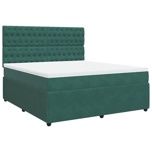 Vopese Boxspringbett mit Matratze Dunkelgrün 180x200 cm Samt Federbett Model3292415 Vopese Boxspringbett mit Matratze Dunkelgrün 180x200 cm Samt Federbett Model3292415 von Vopese