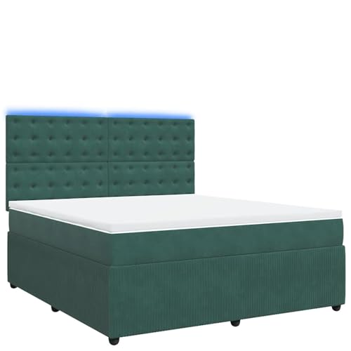 Vopese Boxspringbett mit Matratze Dunkelgrün 180x200 cm Samt Federbett Model3294721 Vopese Boxspringbett mit Matratze Dunkelgrün 180x200 cm Samt Federbett Model3294721 von Vopese