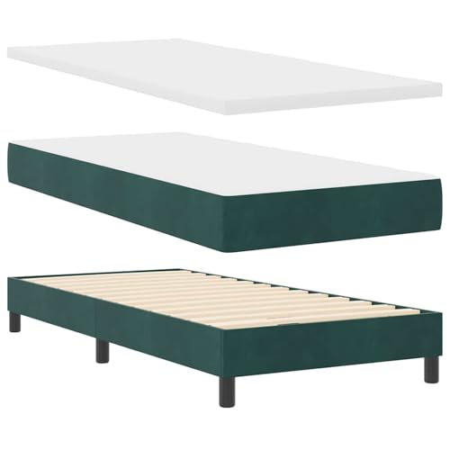 Vopese Boxspringbett mit Matratze Schwarz 100x200 cm Velvet Dunkelgrün Federbett Model3341399 Vopese Boxspringbett mit Matratze Schwarz 100x200 cm Velvet Dunkelgrün Federbett Model3341399 von Vopese