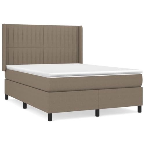Vopese Boxspringbett mit Matratze Taupe 140x190 cm Stoff Federbett Model3131589 Vopese Boxspringbett mit Matratze Taupe 140x190 cm Stoff Federbett Model3131589 von Vopese