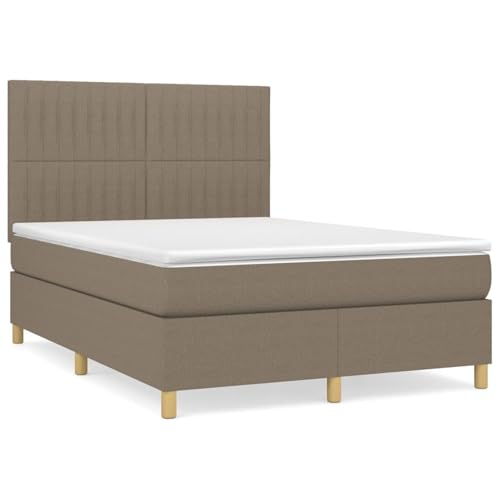 Vopese Boxspringbett mit Matratze Taupe 140x190 cm Stoff Federbett Model3142493 Vopese Boxspringbett mit Matratze Taupe 140x190 cm Stoff Federbett Model3142493 von Vopese