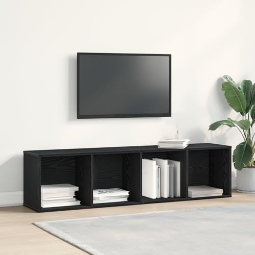 Vopese Bücherregal/Fernsehschrank Schwarze Eiche 36x30x143 cm TV Cabinet Model862409 von Vopese