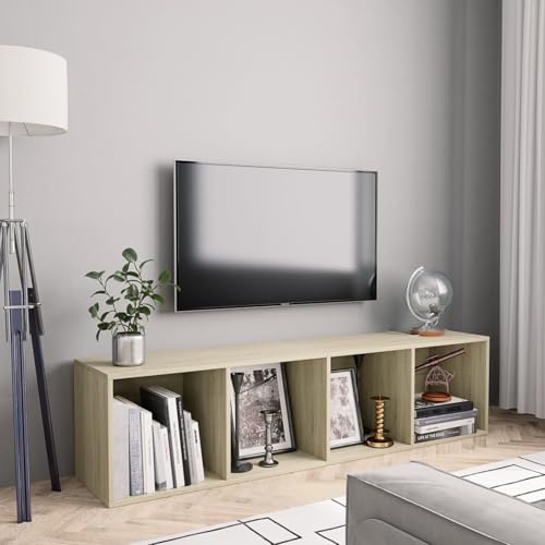Vopese Bücherregal/TV-Schrank Sonoma-Eiche 143×30×36 cm Standregal Model800264 Vopese Bücherregal/TV-Schrank Sonoma-Eiche 143×30×36 cm Standregal Model800264 von Vopese