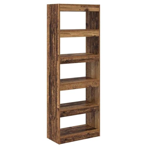 Vopese Bücherregal Altholz 60 x 30 x 166 cm Holzwerkstoff Bücherregal Model880459 von Vopese