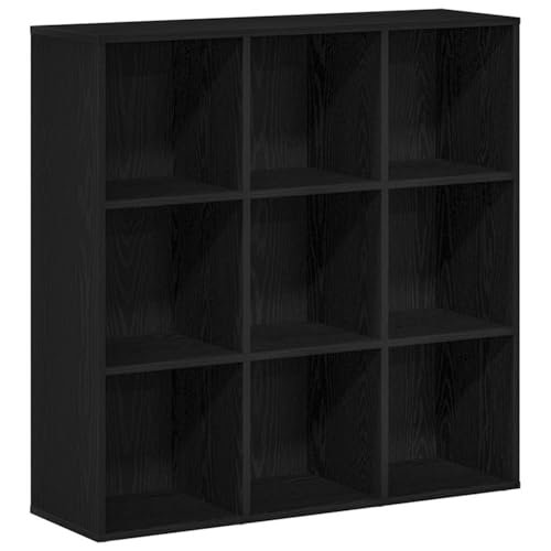 Vopese Bücherregal Eiche Schwarz 98x29x97,5 cm Holzwerkstoff Bücherregal Model862472 von Vopese